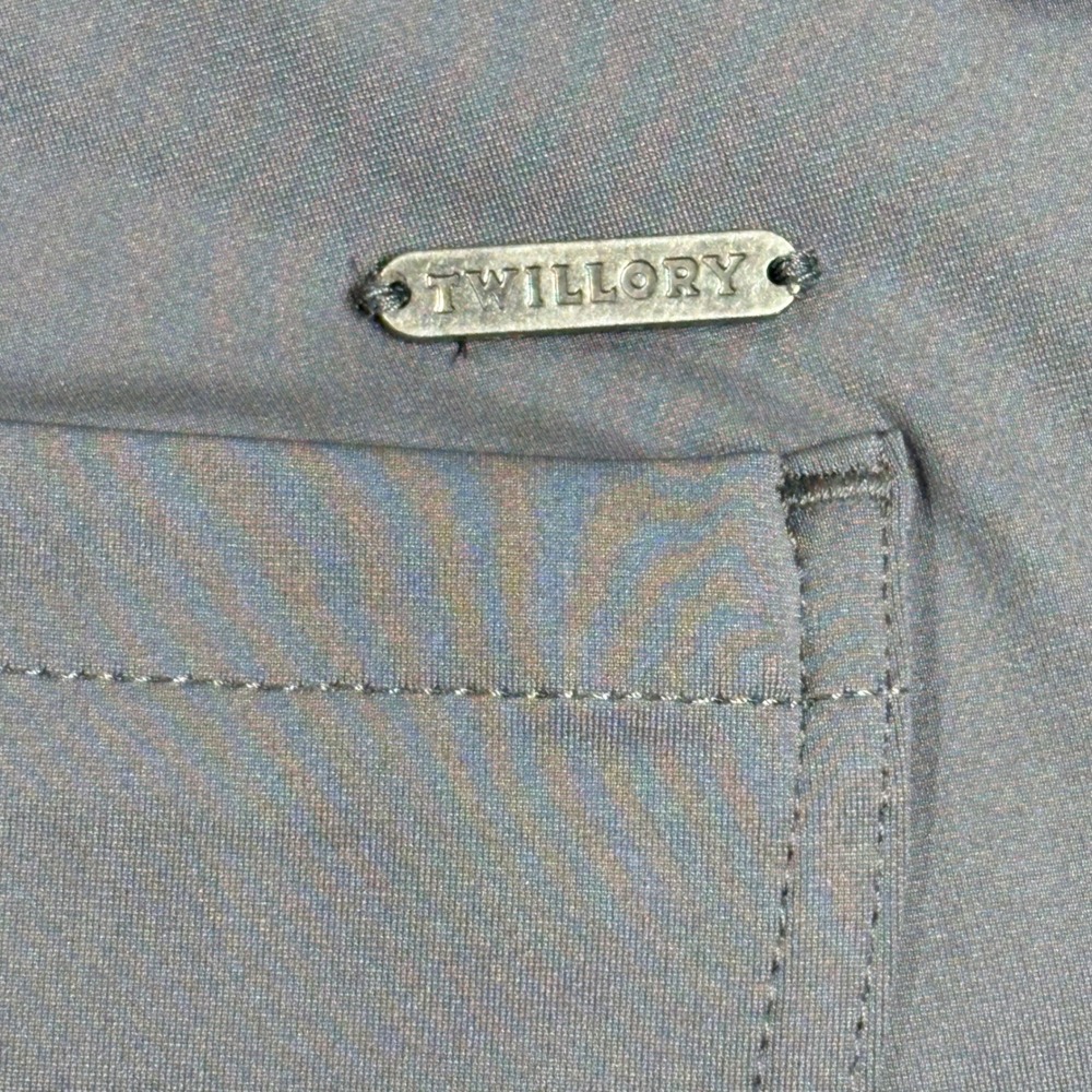 Twillory Performance Pants Mens 38x30 Grey Tailored Fit Stretch Non-Iron Chino - Picture 6 of 9